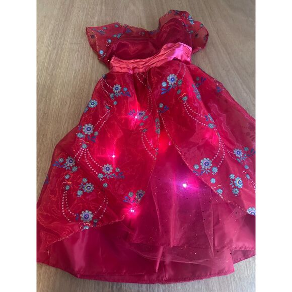 Disney Elena of Avalor Light-Up Musical Dress Jakks Pacific Size 4-6X - Picture 2 of 7